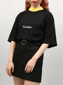 DING/GeniusモックネックTシャツ