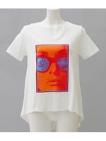 【Settimissimo】Soul music テールカットTシャツ/ブラック(027)