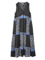 PRINTED DRESS/ブラック