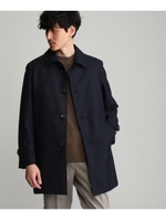 【撥水】バーズアイコーデュラボンディングステンカラーコート/グレー(013)