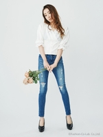 フロントボタンデザインシャツ/WHT