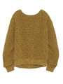 ミックスヤーンニットプルオーバー/YEL