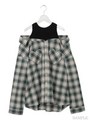NEW2wayシャツワンピ/レッド