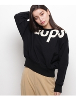 Oopsロゴスエットプルオーバー/ブラック(019)