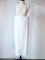 [BED&BREAKFAST]CHINO STRETCH Dress/WHITE