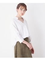 コットンビエラプルオーバーシャツ/ホワイト系(002)