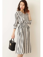 ダブルリボンワンピース/ネイビー1(121)