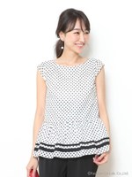 バックリボンチュニック/ホワイト