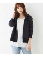 裏毛ジップアップパーカー/ネイビー(093)