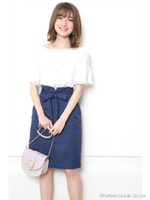 ブッチャータイトスカート/ダスティー