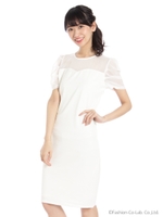 シースルータイトワンピース/ブラック