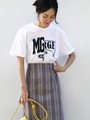 〓merge MGE TEE / マージ / プリントT/WHITE