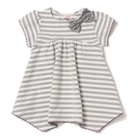 【30%OFF】ボーダースカラップテレコチュニック