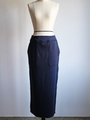 [GREED]TWIST DOUBLE FACE Skirt/NAVY