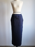 [GREED]TWIST DOUBLE FACE Skirt/NAVY