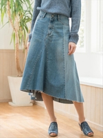 １０ｏｚ×７ｏｚ　ＤＥＮＩＭリメイクフレアスカート/ブリーチ