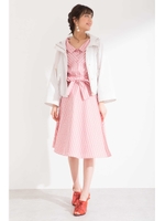 サマーストライプブラウス/ピンク(090)