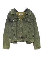 オーバーサイズデザインGジャン/YEL