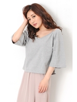 ショルダーハングTOP/GRAY