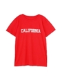 CALIFORNIA Tシャツ/レッド(100)