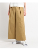 チノストレッチワイドパンツ/キャメル(041)