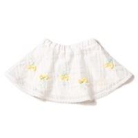 【30%OFF】すずらんリボンシフォンフレアスカート