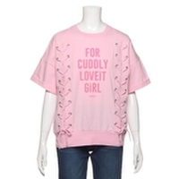レースアップロゴTシャツ