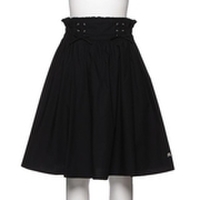 レースアップフレアスカート