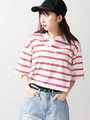 WEGO/クロップドラガーTシャツ