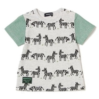 ワニ・シマウマ柄Tシャツ