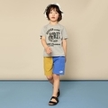 デザイン切り返しプリントTシャツ