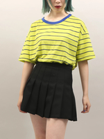 DING/リブバイカラーボーダーTシャツ
