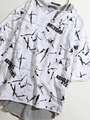 WEGO/アクセサリー付きアンサンブル総柄BIGTシャツ