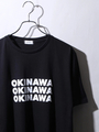 WEGO/3連OKINAWAロゴTシャツ