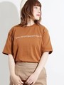 WEGO/レタリングロゴプリントTシャツ