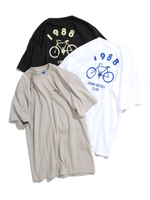 ヘビーオンスクルーネックTシャツ【BICYCLE】
