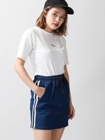 WEGO/ラインタイトデニムスカパン