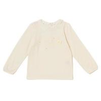 【50%OFF】【キッズサイズ向け】スカラップ衿つきロゴ入りTシャツ