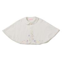 【50%OFF】お花モチーフコットンケープ