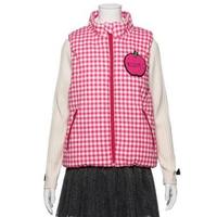 【50%OFF】ギンガムチェック柄中わた入りベスト