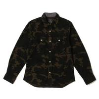 【50%OFF】ネル起毛ウエスタンシャツ