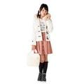 【50%OFF】フェイクファーつきショートダッフルコート