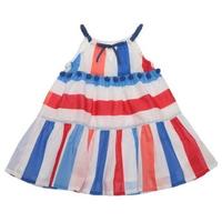 【50%OFF】マルチストライプサンドレス