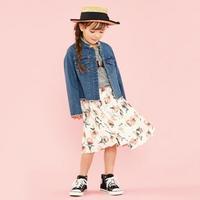 【50%OFF】花柄プリーツスカート