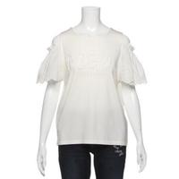 【50%OFF】肩開きロゴTシャツ