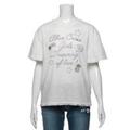 【50%OFF】部分フリンジつき刺しゅう入りTシャツ