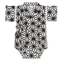 【9%OFF】麻の葉柄甚平ロンパース