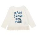 【40%OFF】インファント ケイト・スペード ニューヨーク ロゴ ロングスリーブ ティー