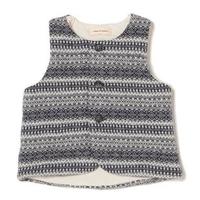 【30%OFF】オーガニックコットン ジャカードベスト