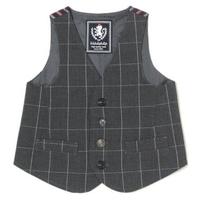 【50%OFF】チェック柄ベスト